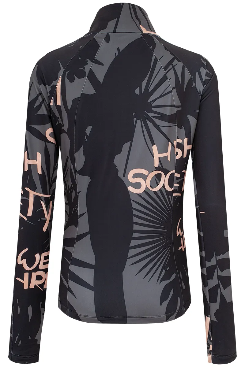 2023 High Society Leonie Womens ski midlayer black-2